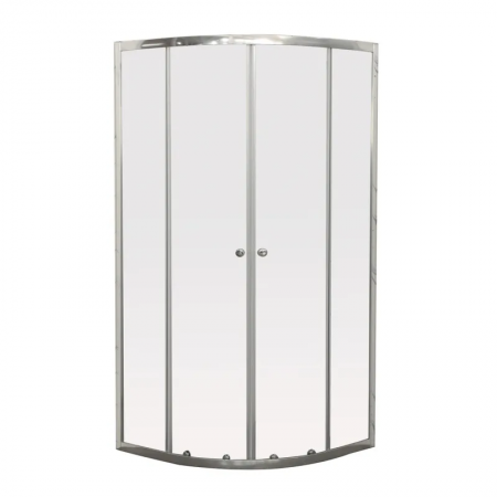 Душова кабіна DIVERSE SC01-90x90x195-TR без піддону, прозоре скло 5мм, CHROME (MI6859)